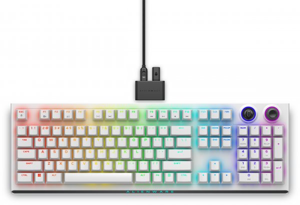 Alienware Tri-Mode AW920K keyboard Gaming USB + RF Wireless + Bluetooth White