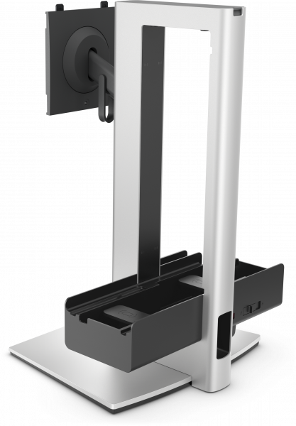 DELL Pro Slim OSS25 68.6 cm (27") Desk Black, Silver