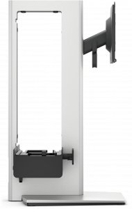 DELL Pro Slim OSS25 68.6 cm (27") Desk Black, Silver