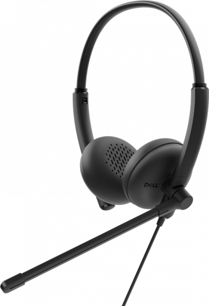 DELL WH125 Headset Wired Head-band Office/Call center USB Type-A Black