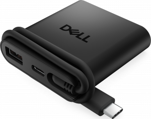 DELL DA225 Wired USB 3.2 Gen 1 (3.1 Gen 1) Type-C Black