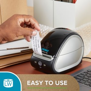 DYMO Authentic LabelWriter Durable Labels | 25mm x 54mm | White Poly | 160 Self-Adhesive Labels | High-Performance | For LabelWriter Label Makers