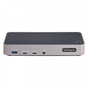 StarTech.com USB-C Triple Monitor Docking Station for MacBook Pro / Air M1 M2 M3 M4 M5 & Windows, Universal 4K HDMI DP Dock, Thunderbolt Compatible, 100W Laptop Charging
