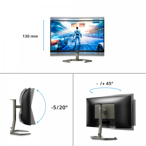 Philips Evnia 27M1C5200W/00 computer monitor 68.6 cm (27") 1920 x 1080 pixels Full HD LCD Black