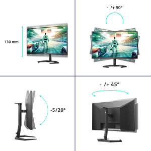 Philips Momentum 27M1N3200ZA/00 computer monitor 68.6 cm (27") 1920 x 1080 pixels Full HD LED Black