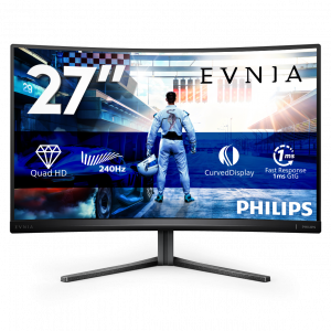 Philips 27M2C5500W/00 computer monitor 68.6 cm (27") 2560 x 1440 pixels Quad HD LCD Grey