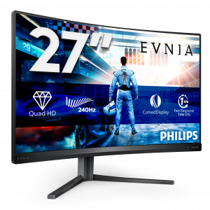 Philips 27M2C5500W/00 computer monitor 68.6 cm (27") 2560 x 1440 pixels Quad HD LCD Grey
