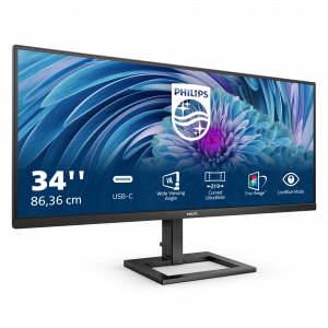Philips E Line 346E2LAE/00 computer monitor 86.4 cm (34") 3440 x 1440 pixels Wide Quad HD LCD Black