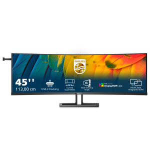 Philips 6000 series 45B1U6900C/00 computer monitor 113 cm (44.5″) 5120 x 1440 pixels UltraWide Dual Quad HD LED Black