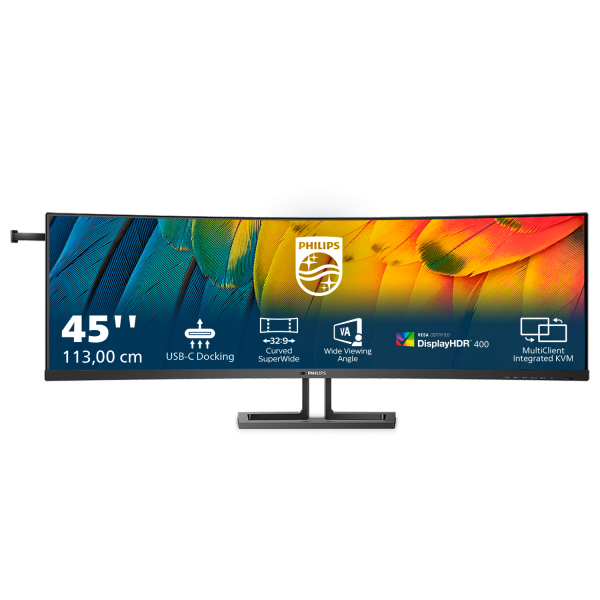 Philips 6000 series 45B1U6900C/00 computer monitor 113 cm (44.5") 5120 x 1440 pixels UltraWide Dual Quad HD LED Black