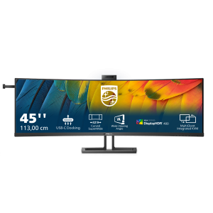 Philips 6000 series 45B1U6900CH/00 computer monitor 113 cm (44.5″) 5120 x 1440 pixels UltraWide Dual Quad HD LED Black