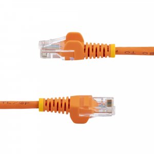 StarTech.com Cat5e Patch Cable with Snagless RJ45 Connectors - 1m, Orange
