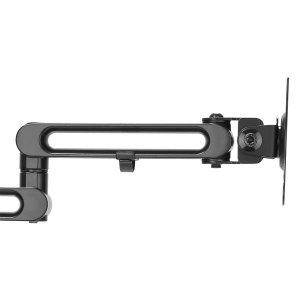 StarTech.com Desk Mount Dual Monitor Arm - Desk Clamp VESA Compatible Monitor Mount for up to 32 inch Displays - Ergonomic Articulating Monitor Arm - Height Adjustable/Tilt/Swivel/Rotating
