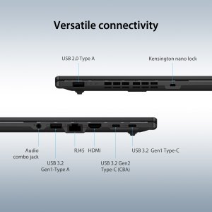 ASUS ExpertBook B1 B1502CBA-BQI715X Intel® Core™ i7 i7-1255U Laptop 39.6 cm (15.6") Full HD 16 GB DDR4-SDRAM 512 GB SSD Wi-Fi 6E (802.11ax) Windows 11 Pro Black