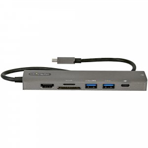 StarTech.com USB-C Multiport Adapter Hub, USB-C to 4K 60Hz HDMI, Gigabit Ethernet and 100W Laptop Charging for Macbook Pro / Air and Windows