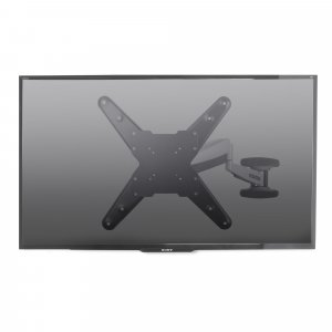 StarTech.com VESA TV Wall Mount, Adjustable Full Motion Mount For 23"-55" Displays, Slim Wall Mount TV Bracket Supports 66lb (30kg), Extendable/Tilting/Swivel Monitor Wall Mount