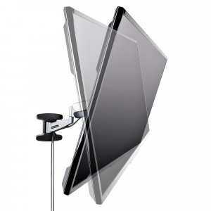 StarTech.com VESA TV Wall Mount, Adjustable Full Motion Mount For 23"-55" Displays, Slim Wall Mount TV Bracket Supports 66lb (30kg), Extendable/Tilting/Swivel Monitor Wall Mount