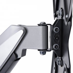 StarTech.com VESA TV Wall Mount, Adjustable Full Motion Mount For 23"-55" Displays, Slim Wall Mount TV Bracket Supports 66lb (30kg), Extendable/Tilting/Swivel Monitor Wall Mount