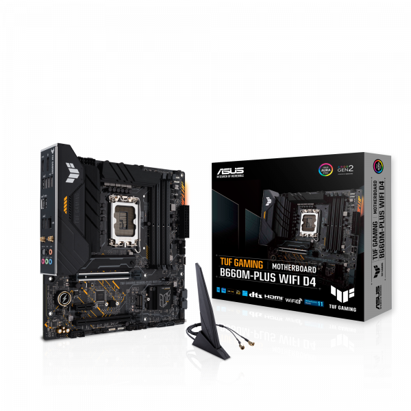 ASUS TUF GAMING B660M- PLUS WIFI D4 Intel B660 LGA 1700 micro ATX