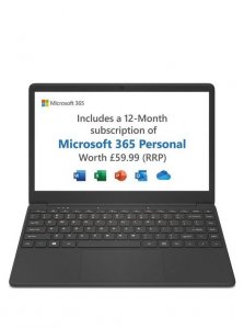 Geo Computers GeoBook 140 Intel® Celeron® N N4000 Laptop 35.6 cm (14″) Full HD 4 GB DDR4-SDRAM 64 GB eMMC Windows 10 Home in S mode Black
