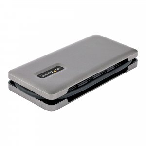 StarTech.com 4-Port USB-C Hub, 4x USB-C Ports, USB 3.2 Gen 2 (10Gbps) - Portable USB C Hub with 100W Power Delivery Pass-Through - USB Type C Hub w/ 12.6in/32cm Wrap-Around Cable