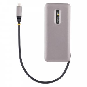 StarTech.com 4-Port USB-C Hub, 4x USB-C Ports, USB 3.2 Gen 2 (10Gbps) - Portable USB C Hub with 100W Power Delivery Pass-Through - USB Type C Hub w/ 12.6in/32cm Wrap-Around Cable