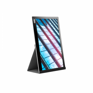 AOC I1601P portable TV/monitor Black, Silver 39.6 cm (15.6") LED 1920 x 1080 pixels