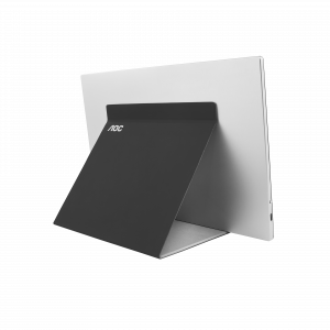 AOC I1601P portable TV/monitor Black, Silver 39.6 cm (15.6") LED 1920 x 1080 pixels