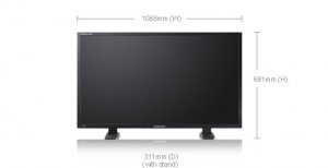 Samsung SyncMaster 460DX Digital signage flat panel 116.8 cm (46") 700 cd/m² WXGA Silver