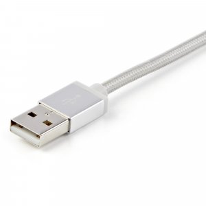 StarTech.com 1 m (3 ft.) USB Multi Charging Cable - USB to Micro-USB or USB-C or Lightning for iPhone / iPad / iPod / Android - Apple MFi Certified - 3 in 1 USB Charger - Braided