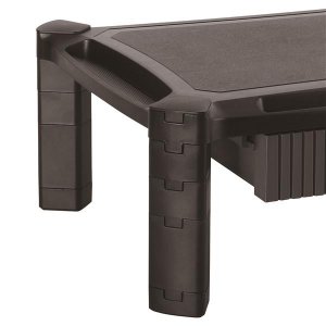 StarTech.com Monitor Riser with Drawer - Height Adjustable - Large - For up to 32" (22lb/10kg) Displays