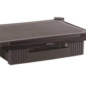 StarTech.com Monitor Riser with Drawer - Height Adjustable - Large - For up to 32" (22lb/10kg) Displays