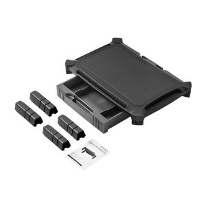 StarTech.com Monitor Riser with Drawer - Height Adjustable - Large - For up to 32" (22lb/10kg) Displays