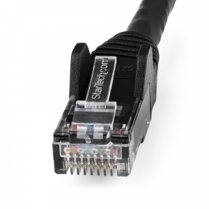 StarTech.com 2m CAT6 Ethernet Cable - LSZH (Low Smoke Zero Halogen) - 10 Gigabit 250Mhz 100W PoE RJ45 10GbE UTP Network Patch Cord Snagless with Strain Relief - Black, CAT 6, ETL Verified, 24AWG