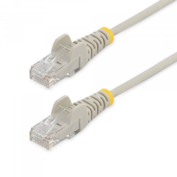 StarTech.com 1 m CAT6 Cable - Slim - Snagless RJ45 Connectors - Grey