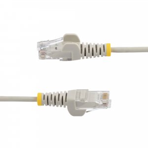 StarTech.com 1 m CAT6 Cable - Slim - Snagless RJ45 Connectors - Grey