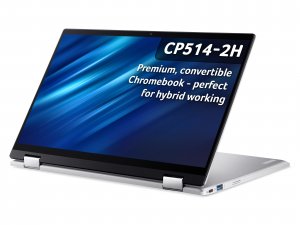 Acer Chromebook CP514-2H-37C8 Intel® Core™ i3 i3-1110G4 35.6 cm (14") Touchscreen Full HD 8 GB LPDDR4x-SDRAM 128 GB SSD Wi-Fi 6 (802.11ax) ChromeOS Silver