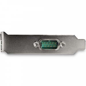 StarTech.com 1-port PCI Express RS232 Serial Adapter Card - PCIe RS232 Serial Host Controller Card - PCIe to Serial DB9 - 16950 UART - Low Profile Expansion Card - Windows & Linux - TAA