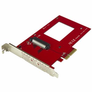 StarTech.com U.2 to PCIe Adapter for 2.5" U.2 NVMe SSD - SFF-8639 - x4 PCI Express 4.0 - TAA