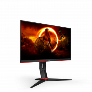 AOC G2 Q24G2A/BK computer monitor 60.5 cm (23.8") 2560 x 1440 pixels Quad HD LCD Black, Red