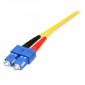 StarTech.com 10m Fiber Optic Cable - Single-Mode Duplex 9/125 LSZH Fiber Jumper Cord - LC/SC