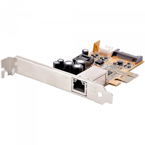 StarTech.com 1 Port 2.5Gbps PoE Network Card, PCIe Ethernet Card w/RJ45, 30W 802.3at PoE NIC for Desktops/Servers, Network PoE LAN Adapter w/Low-Profile Bracket, NBaseT, Windows/Linux - TAA