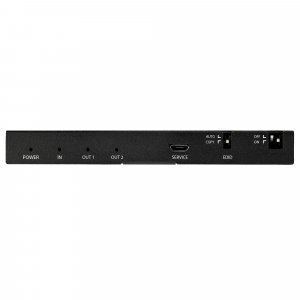 StarTech.com 2-Port HDMI Splitter (1x2) - 4K 60Hz UHD HDMI 2.0 Audio Video Splitter w/ Scaler & Audio Extractor (3.5mm/SPDIF) - Dual HDMI Splitter (1-In 2-Out) - EDID Copy - TV/Projector