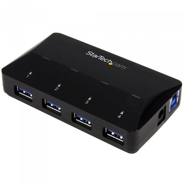 StarTech.com 4-Port USB 3.0 Hub (5Gbps) plus Dedicated Charging Port - 1 x 2.4A Port