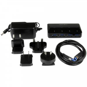 StarTech.com 4-Port USB 3.0 Hub (5Gbps) plus Dedicated Charging Port - 1 x 2.4A Port