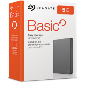 Seagate Basic external hard drive 5 TB 2.5" 3.2 Gen 1 (3.1 Gen 1) Silver