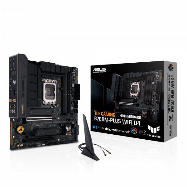 ASUS TUF GAMING B760M-PLUS WIFI D4 Intel B760 LGA 1700 micro ATX