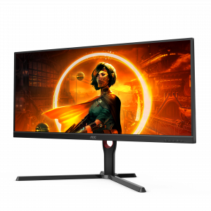 AOC G3 U34G3XM/EU computer monitor 86.4 cm (34") 3440 x 1440 pixels UltraWide Quad HD LED Black, Red