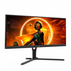 AOC G3 U34G3XM/EU computer monitor 86.4 cm (34") 3440 x 1440 pixels UltraWide Quad HD LED Black, Red