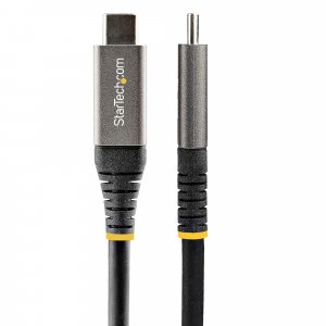 StarTech.com 3ft (1m) USB-C Cable, USB 10Gbps, 100W (5A) Power Delivery, 8K 60Hz / 4K 144Hz DP Alt Mode, USB-IF Certified, Thunderbolt Compatible